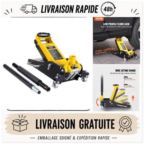 VEVOR Cric Rouleur 2 Tonnes