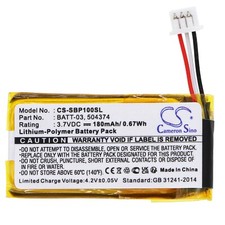 Batterie 180mAh type 504374