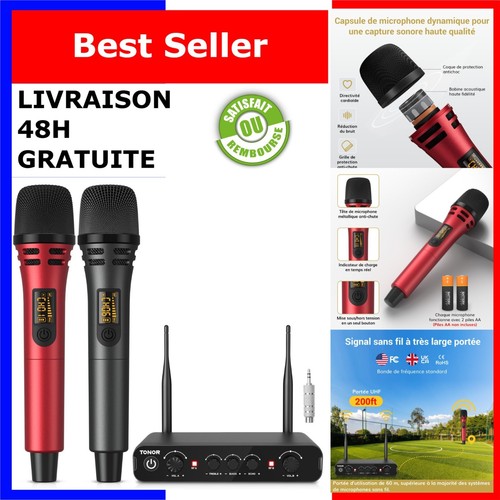 Tonor micro karaoke sans fil - tonor,