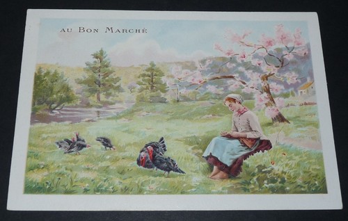 Chromo 1906 bon marche - chromo,
