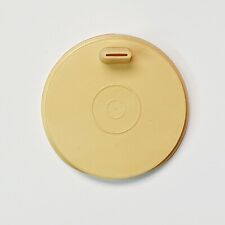 Yellow Lid Magnet Keychain TUPPERWARE RARE Vintage Miniature Box