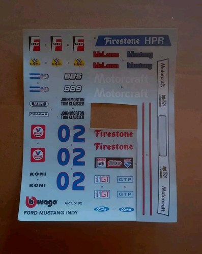 Kit autocollants burago - burago, ford