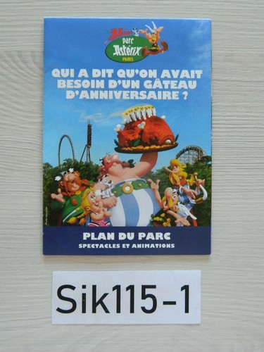 Plan parc astérix - plan,