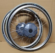 Pair Alber E-Fix E35 motorized Wheels ONLY - TESTED/WORKS LOW HOURS OF USE