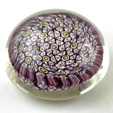 SULFIDE / CLIPBOARD Antique MILLEFIORI glassware MURANO ITALY, glass/design...