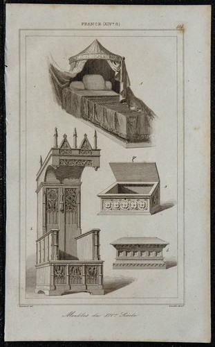 1845 mobilier du 14ème - 1845,