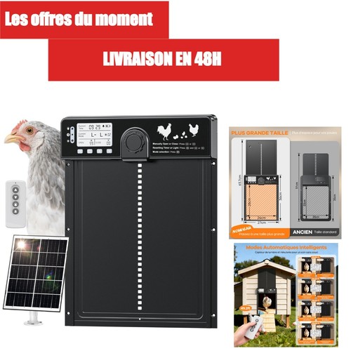 Porte poulailler automatique - poulailler,