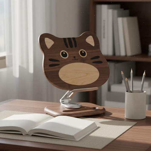Support de Livre En Bois Mains