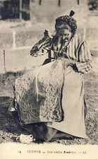 LUXURY POSTCARD AN OLD EMBROIDERY 