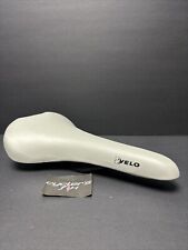 New Velo Gray Touring Adult Seat Saddle Road Bike Seat Fit Trek Univega Fuji GT