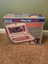 Vintage 1993 Vtech Talking Whiz Kid Genius Learning Toy With Original Box Works