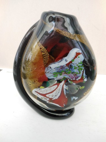 Vase verre souffle artisanal - verre,