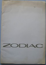 Ford Zodiac Mk 4 V6 Saloon 1966-67 Original UK Large Sales Brochure No. 65025