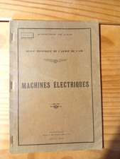 TECHNICAL SCHOOL OF THE AIR ARMY ELECTRIC MACHINES 1939
