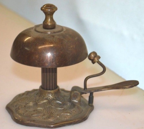 Cloche sonnette de comptoir - cloche,