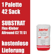 SUBSTRAT Colle Flexible Allround C2 Te S1 Colle de Carrelage 1Palette