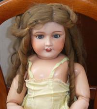 Antique Twin Doll Porcelain Head 65cm BEBE TWIN Honorary Diploma