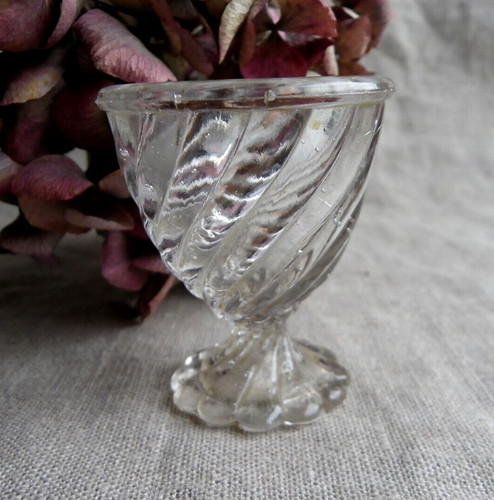 Coquetier ancien verre - coquetier, en