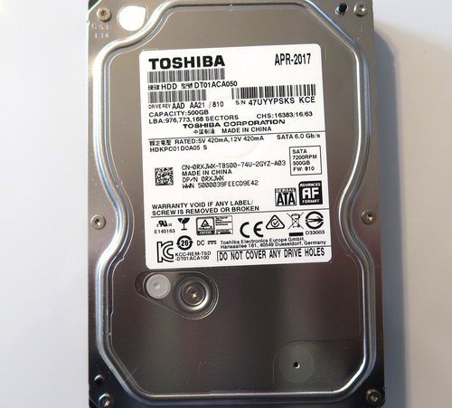 Toshiba dt01aca050 - toshiba,