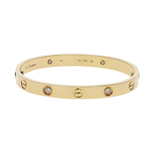 Cartier love 18k yellow - cartier,