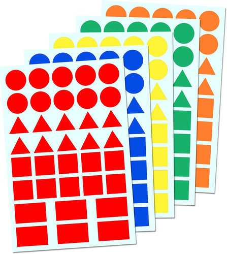Couleurs gommettes - 5,