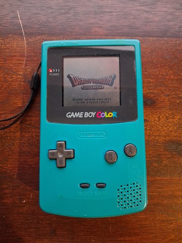 Nintendo game boy color - color, teal