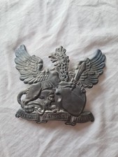 Trés Plaque Badois en fer de