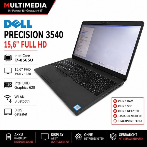 Dell precision 3540 8565u - precision, i7-8565u
