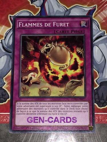 Carte flammes de - carte, gi