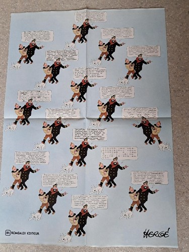 Affiche poster tintin rombaldi - poster,