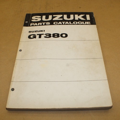 Parts list suzuki - gt, 1974