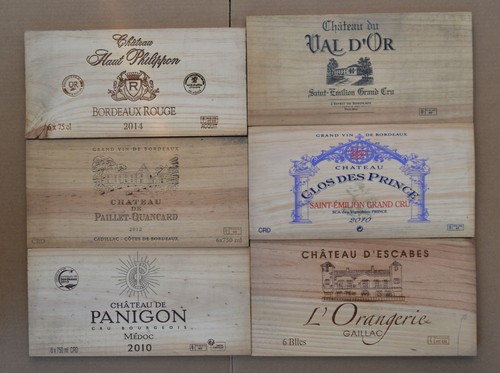 Estampe caisse vin - caisse, de