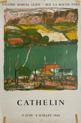 Cathelin poster affiche - -,