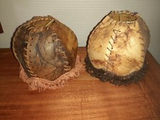 2 petits abat jour en peau