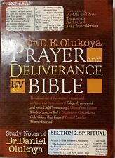KJV  OLUKOYA PRAYER/DELIVERANCE BIBLE Burgundy Bonded Leather, in box, Index