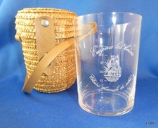 ANCIEN VERRE DE CURISTE en cristal  EUGENIE LES BAINS CHAINE THERMALE DU SOLEIL