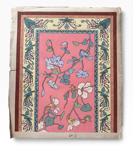 Projet vitrail art nouveau - projet,