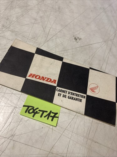 Honda moto carnet - , livret