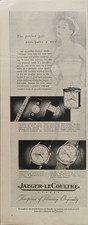 Jaeger-LeCoultre Montre Memovox Diamonds Publicité 1 Page 1956 Originale
