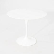 2019 Eero Saarinen for Knoll Tulip Dining Table with White Laminate 36" Top