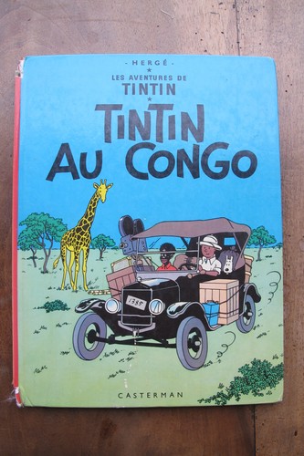 Tintin congo herge - congo,