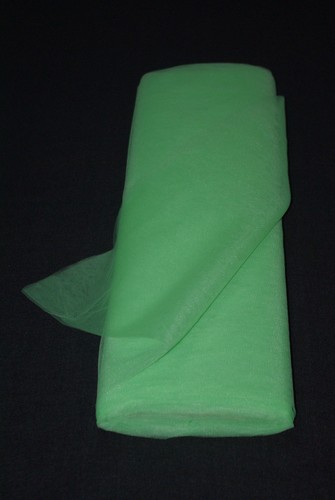 Tulle souple vert anis largeur - vert,