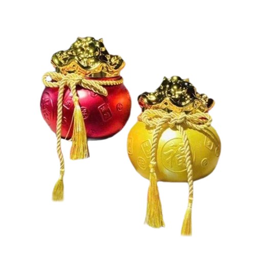 Figurine sac argent - d'argent, feng