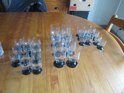 Verre porto en cristal - verre,