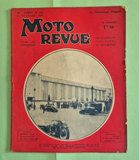 Moto Revue N°761 ; 10-1937  : le vélomoteur PEUGEOT / René Gillet 1000