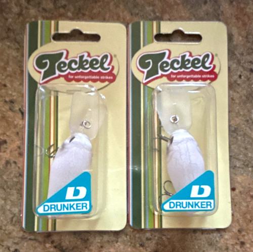 Teckel drunker crankbait - drunker, white