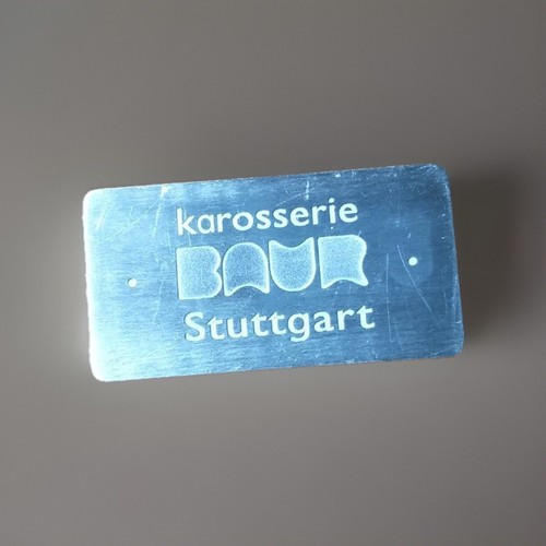 Plaque signalétique bmw baur - signalétique,