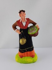 Santons argile peint à la