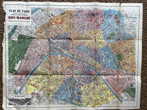 Ancien plan paris des - ancien, de