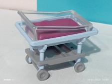 PLAYMOBIL CHARIOT BÉBÉ MATERNITÉ HÔPITAL CLINIQUE CHIROPHANE MÈRE INFIRMIÈRE